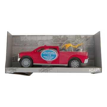 DRIVEN by BATTAT 小型重機皮卡 科育感統玩具 Set  紅色  1盒