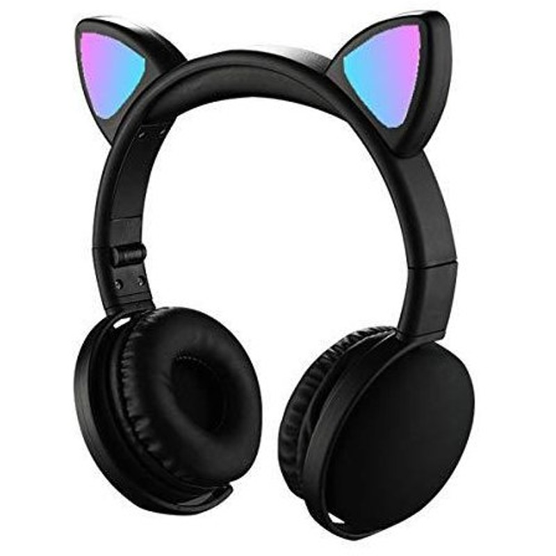 猫耳ワイヤレスヘッドフォン Bluetooth ヘッドフォン 可愛い 高音質 マイク付き オンイヤーステレオ L女性向け Edライト 3 5mm Pc 通販 Lineポイント最大0 5 Get Lineショッピング