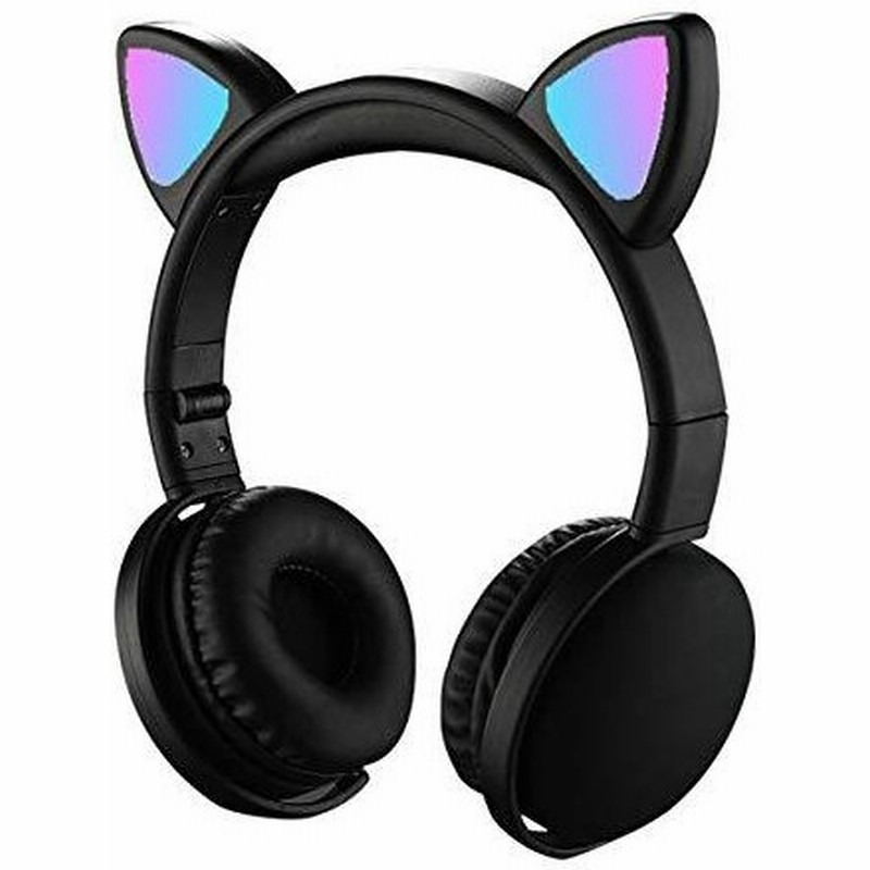 猫耳ワイヤレスヘッドフォン Bluetooth ヘッドフォン 可愛い 高音質 マイク付き オンイヤーステレオ L女性向け Edライト 3 5mm Pc 通販 Lineポイント最大0 5 Get Lineショッピング