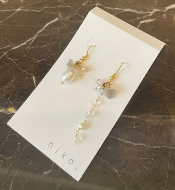 手作耳環  天然石  日本手作家