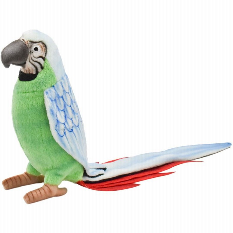 BH3324 オウム グリーン HANSA おうむ とり トリ 鳥 ぬいぐるみ