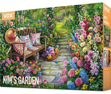 【拼圖貓】VOX - Kim's Garden 繁華花園 1000片拼圖 VE1000-173