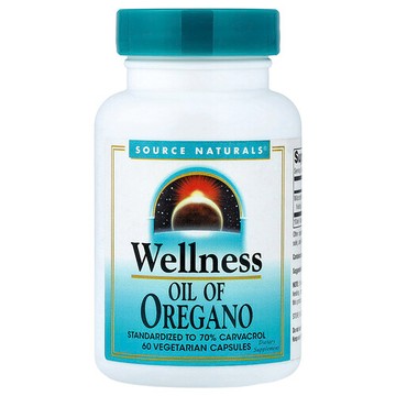 Source Naturals, 健康，牛至油，60 粒素食膠囊（每粒 45 毫克）