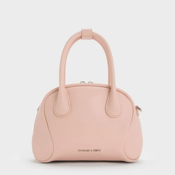 【CHARLES & KEITH】Nelly 半圓托特包｜限時特價｜粉嫩開運色｜情人節快樂｜生日禮物｜快速出貨｜小CK｜官方直營