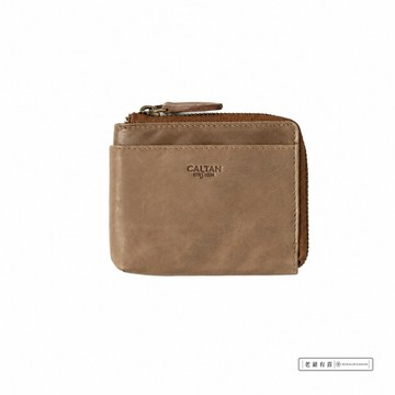 『新品上市』老爺有喜 真皮L型拉鍊卡片小零錢包 (1821cl)