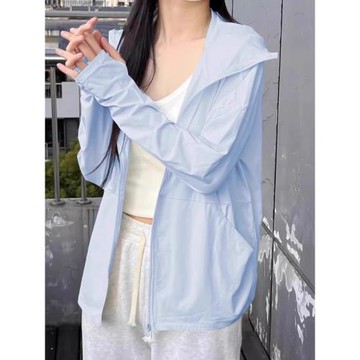 冰絲防曬衣女款夏季薄款外套2025新款透氣遮陽防紫外線寬松防曬服