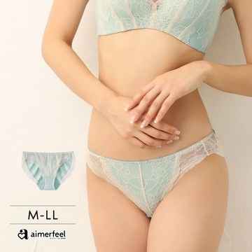 aimerfeel-蕾絲2三角內褲-淡綠色-170720p-ME41