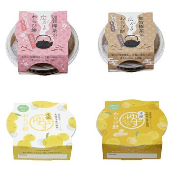 【江戶物語】 OHARA 小原 蕨餅 加賀棒茶 焙茶 黑糖蜜 櫻花蜜 木頭柚子 薑汁柚子 和菓子 日式甜點 日本原裝進口