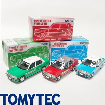 『 單位日貨 』 香港正版 萬信 限定 TOMYTEC 計程車 TAXI 1/64 藍/紅/綠 3款 單售 小車