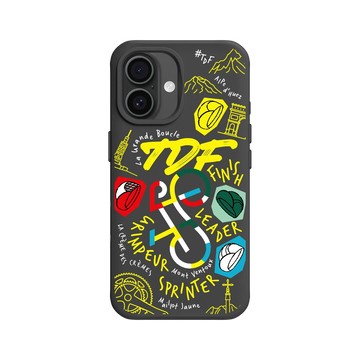iPhone 16 SolidX 黑 - Le Tour de France - Cycling Composition