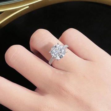 鉅曜 鉑金PT950 IGI 5克拉 銀河婚書鑽戒 （培育鑽石 真鑽 鑽石）