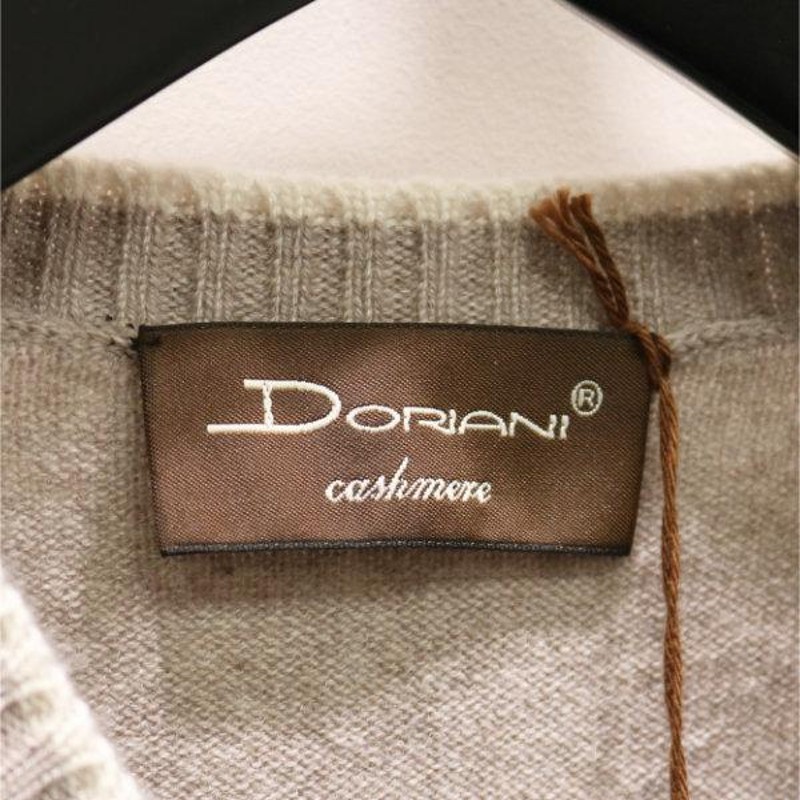 高級カシミヤ【DORIANI】ドリアーニ Vネックニット(F)/トップス