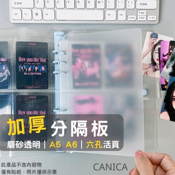 【現貨】隔日配 卡冊分隔板 活頁隔板 手帳隔頁板 索引頁 分隔頁 標籤頁 分類 索引 隔板 A4 B5 A5 A6