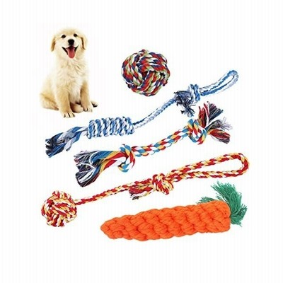 Yffsfdc 犬ロープおもちゃ 犬用玩具 噛むおもちゃ ペット用 5個セット ストレス解消いぬのおもちゃ 清潔 歯磨き 耐久性 丈夫 通販 Lineポイント最大get Lineショッピング