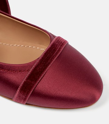 Malone Souliers Spencer satin ballet flats