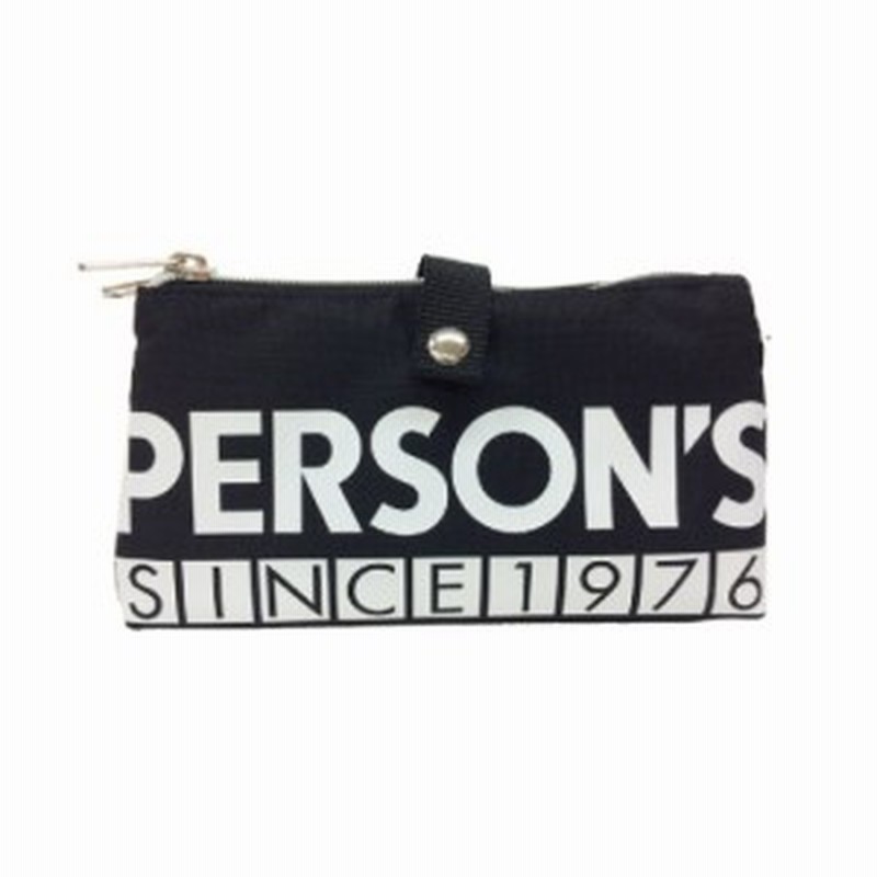 パーソンズ ペンケース ダブルポーチ ブラック コスメポーチ ブランド グッズ 通販 Lineポイント最大1 0 Get Lineショッピング