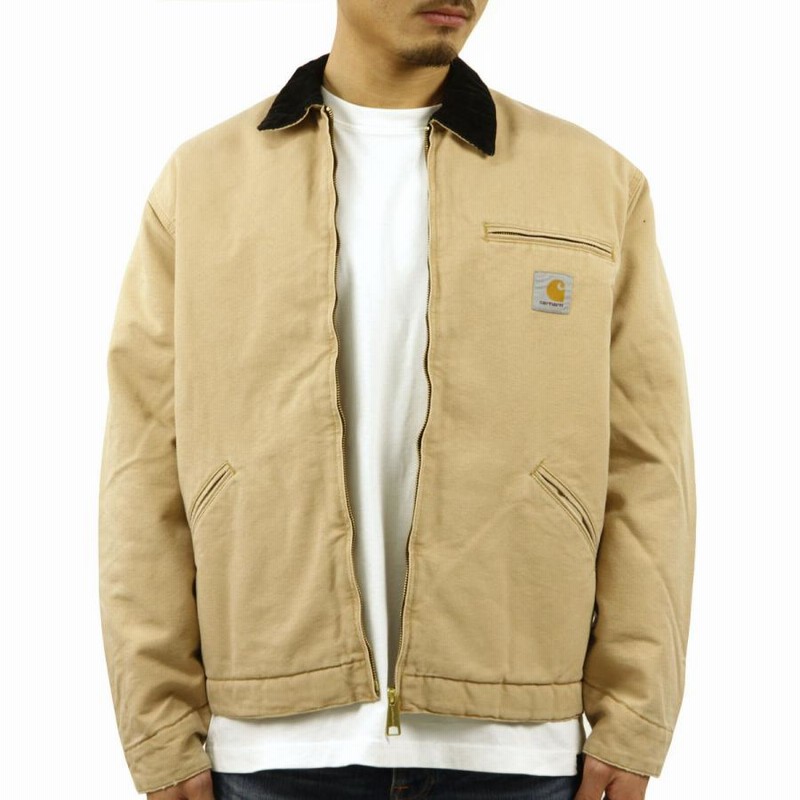 カーハート ジャケット メンズ 正規品 CARHARTT WIP デトロイトジャケット ワークジャケット アウター OG DETROIT JACKET  DUSTY H BROWN/BLACK I027358 | LINEショッピング