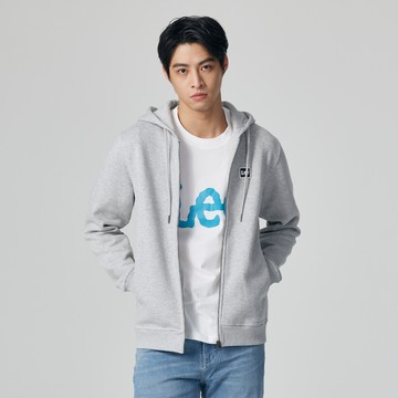 Lee 男女同款 LOGO連帽外套 | Modern