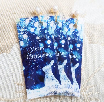 書籤 聖誕快樂 3 枚一組