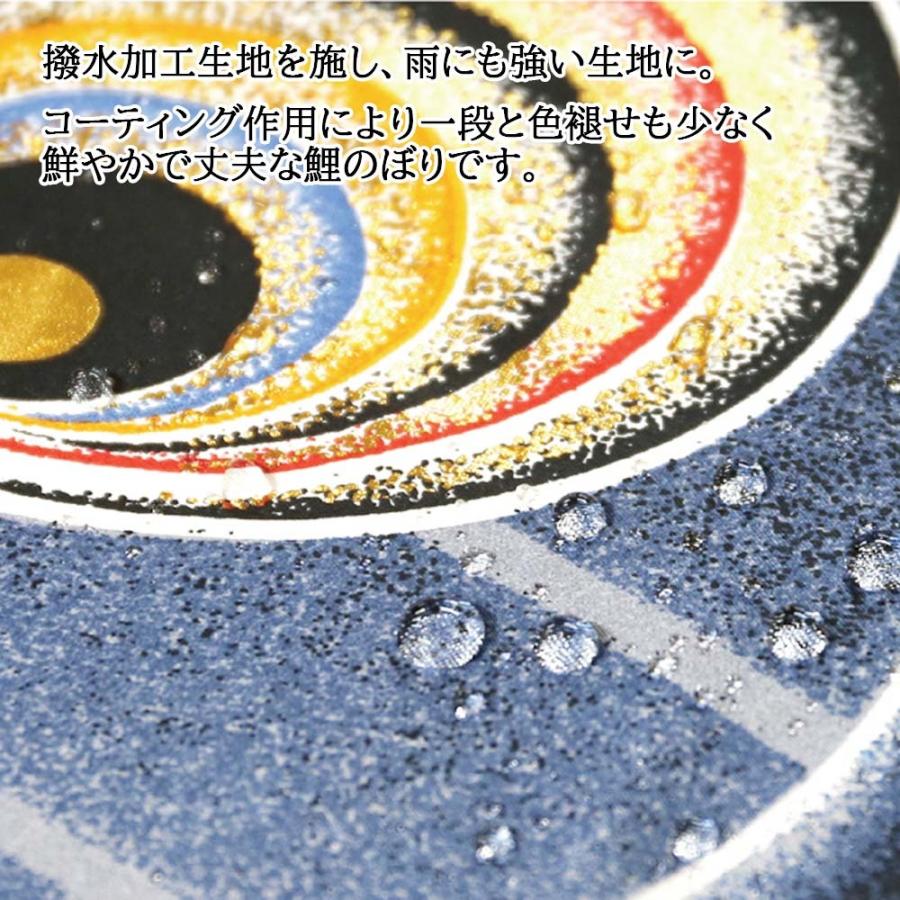 鯉のぼりこいのぼり 庭用 コンパクト にわデコ 真 太陽 撥水加工 おしゃれ 簡単設置 1.2m 8点セット商品 かわいい