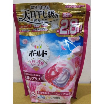BOLD日本四合一洗衣膠囊31顆袋裝(淡雅花香)