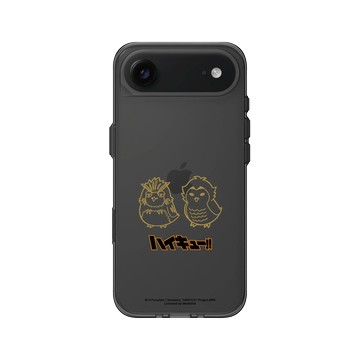 iPhone Air Clear (相機按鈕) 酷墨灰 - 排球少年 Haikyu!! - 線稿風格 - 木兔&赤葦