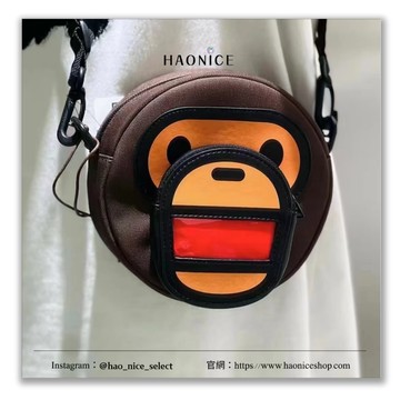 【HAO NICE】100%正品 BAPE A BATHING APE 潮流精品BABY MILO造型兒童斜背小包 包包