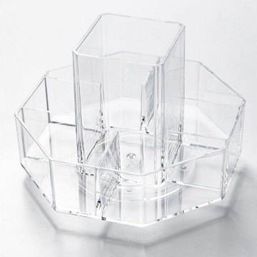 【DECO HOME商品】可旋轉式化妝品收納盒 BT6137(DH) NITORI宜得利家居