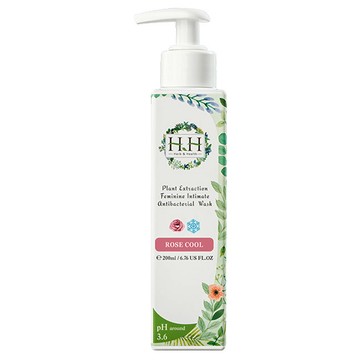 HH 草本新淨界 私密植萃抗菌潔淨露 沁涼玫瑰  200ml  1瓶