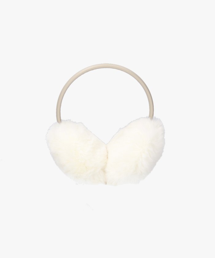 OVERRIDE LEATHER FAKEFUR EARMUFF ユニセックス ブラック 57cm~59cm