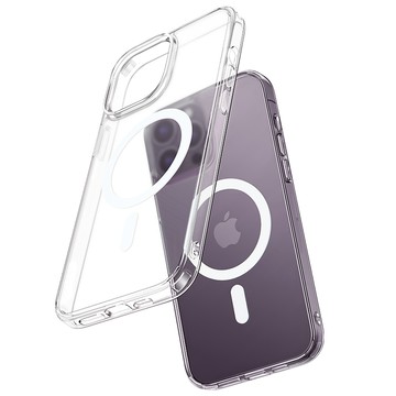 Mcdodo iPhone 14 Pro 6.1吋 磁吸手機殼防摔殼保護殼透明軟邊 晶透
