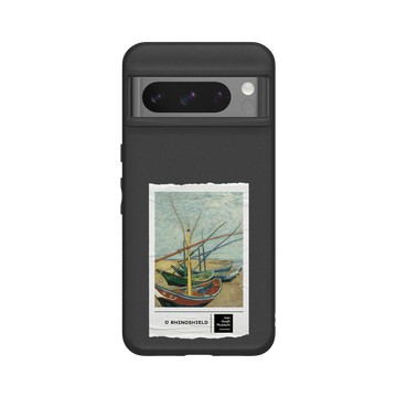 Pixel 8 Pro SolidSuit 黑 - Van Gogh Museum - 聖馬迪拉莫海邊的漁船