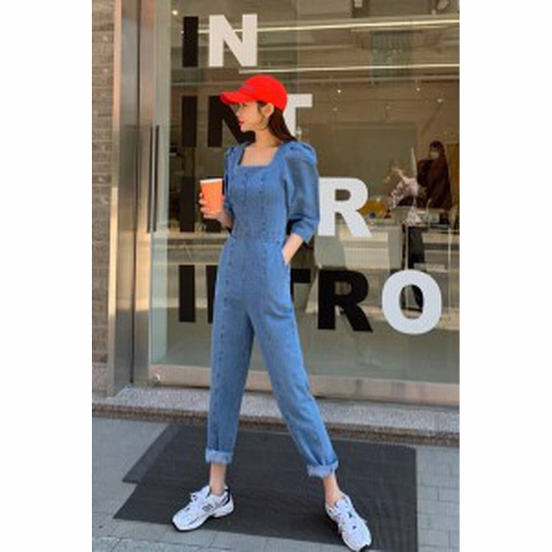 デニム オールインワン レディース つなぎデニム レディース つなぎ おしゃれ オーバーオール レディース デニム サロペット レディース 通販 Lineポイント最大1 0 Get Lineショッピング