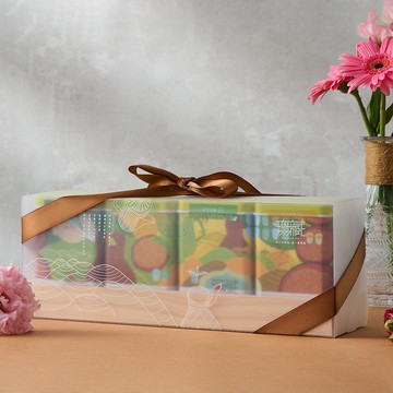 【無藏嚴選】阿里山高山茶精緻四入木盒禮 ─ 豪華經典─ 金萱茶3款+高山烏龍