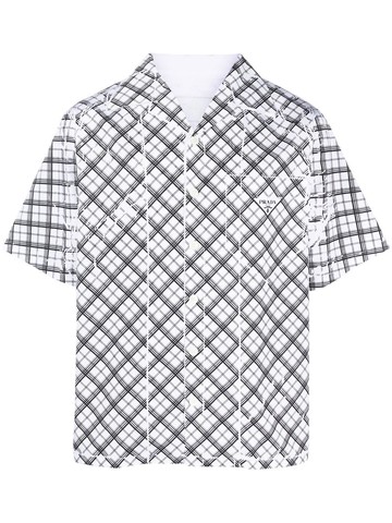 Prada Popeline Madras Shirt