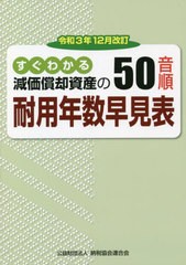 減価償却資産の50音順耐用年数早見表 すぐわかる 令和3年12月改訂