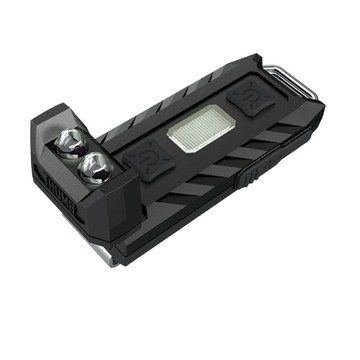 NiteCore Thumb LEO 45流明24米 警用轉角工作燈 白光+紅藍閃 UV光 信號燈 可充電