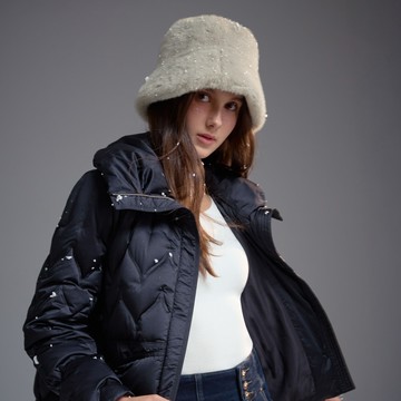 SO NICE 韓系毛絨絨保暖漁夫帽