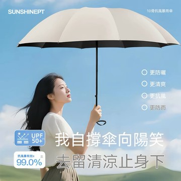 熱銷中🥇雨傘女晴雨兩用手動折疊折疊傘 商務男女加固大號雙人黑膠防曬遮陽太陽傘 大雨自動傘 黑膠UV傘 遮陽傘釣魚傘