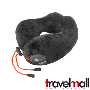 Travelmall REBOND-M型舒適記憶頸枕-黑