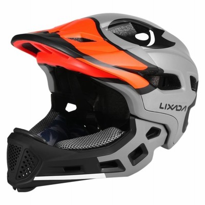 Lixada ヘルメット　自転車子供取り外し可能なフルフェイスバイクヘルメット子供のスポーツ子供サイクリングmtbオートバイスケートボードローラースケ