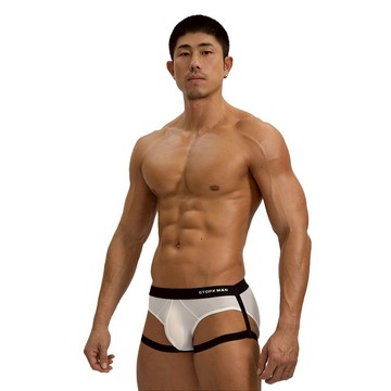 GTOPX MAN  【台灣現貨】【撩火武士】束帶陽剛內褲 超輕薄高透氣 低腰囊袋設計-二色 (GT301)