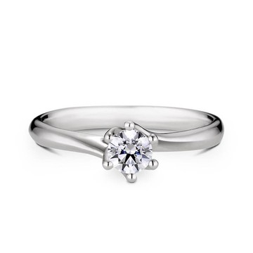 ::免費刻字::璀璨之星- 求婚鑽戒-白金(鉑金)/30分鑽石