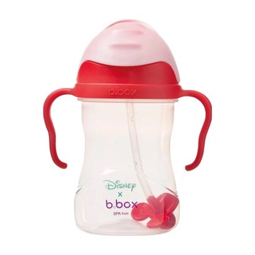 b.box 迪士尼防漏水杯，易於握持把手，任何角度皆能吸到  240ml  1個  米妮款