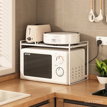 【新店開業】廚房置物架微波爐架廚房用品收納架臺面分層烤箱架子放鍋架調料架