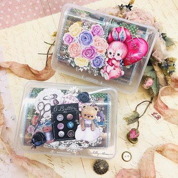 5CM水彩PET透明白墨紙膠帶【Happy 1 to 12! 分裝小禮盒】