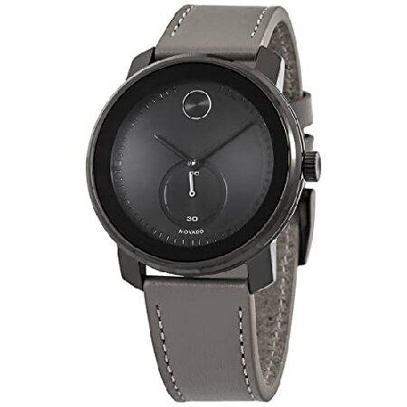 Movado ボールド クォーツ ブラックダイヤル メンズウォッチ 3600770