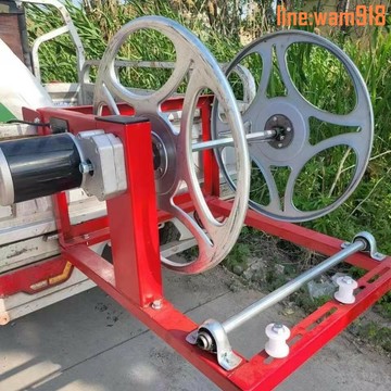 【店長推薦】帶收卷機48v60v農田用澆地水管卷管器灌溉水管滴灌帶收納架