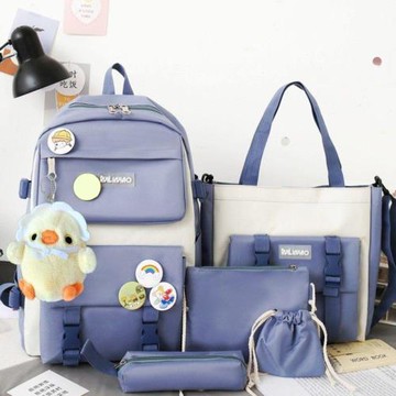 2025新款減負護脊背包初中女生雙肩包高中學生小學生大容量書包