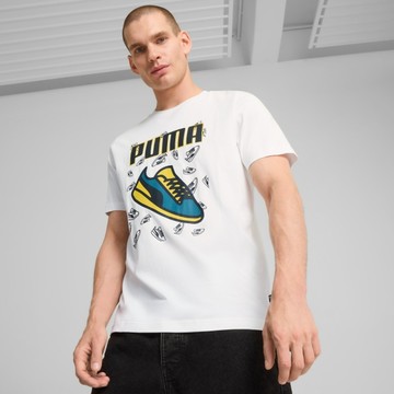 PUMA 短T 基本系列 SNEAKER 白 圖案 短袖 T恤 男 68320902